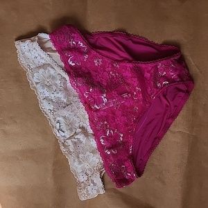2 Victoria's Secret lace bikini large